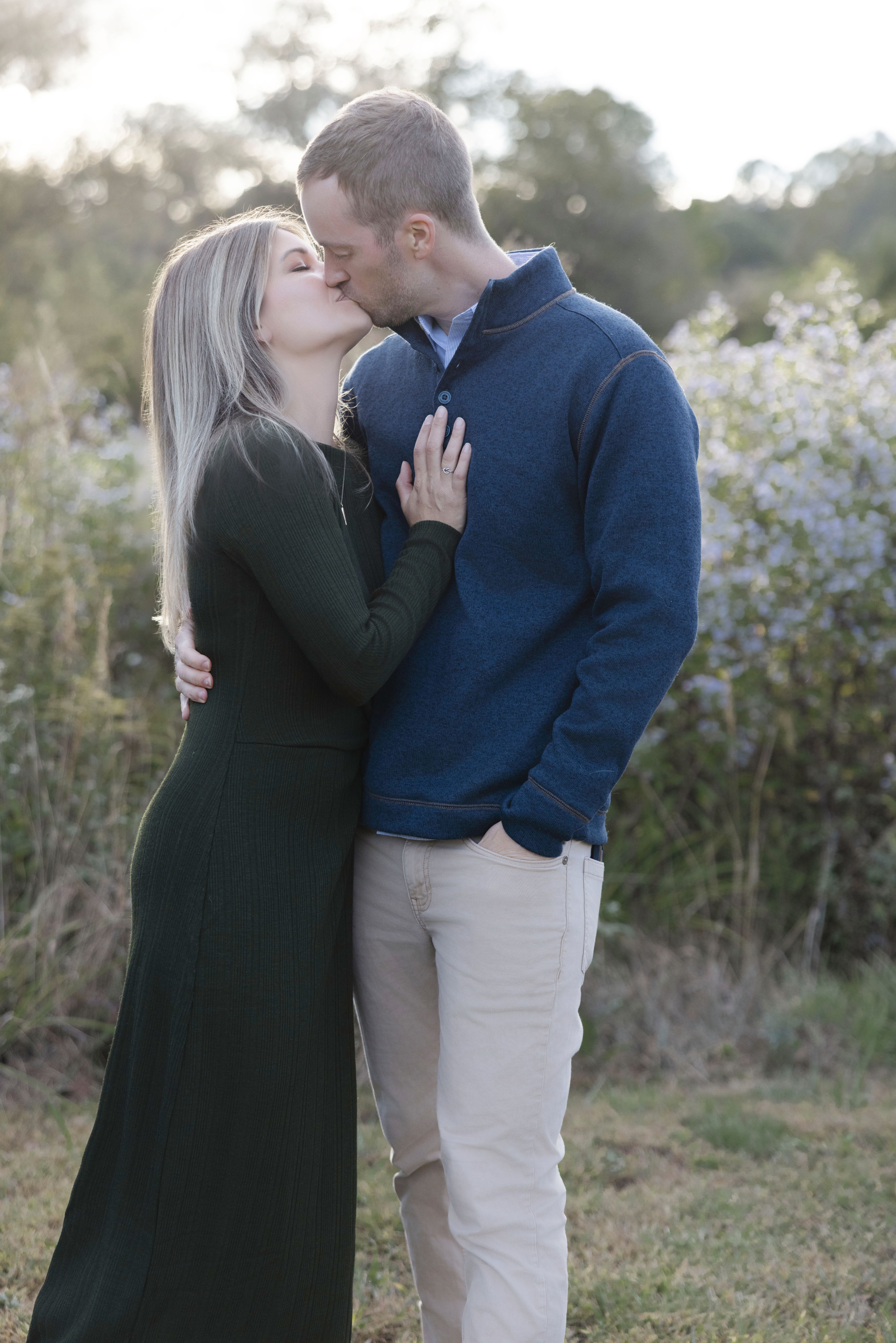 Golden Hour Asheville Nc Loving Couple